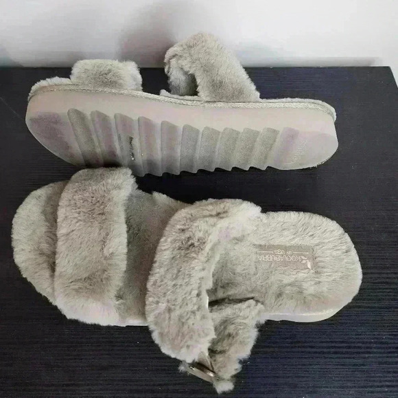 Koolaburra UGG Buckle Slide Sandals Furr-ah Amphora Size 9 UGGS Slippers - Picture 3 of 6